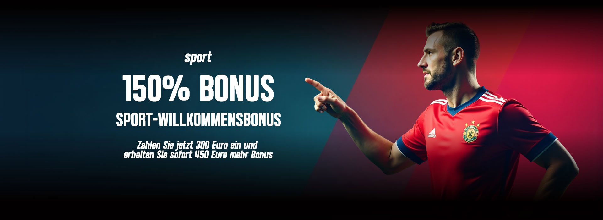 150 % Sport-Willkommensbonus