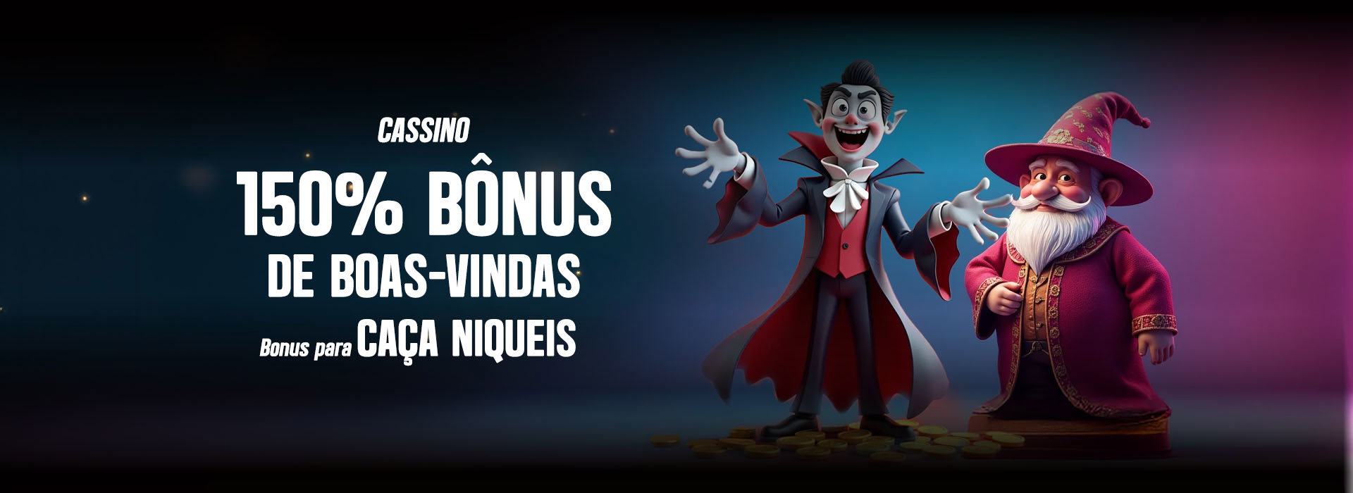 Bônus de boas-vindas do cassino de 150%