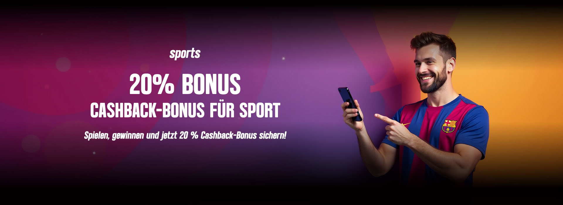 %20 CASHBACK-BONUS AUF SPORT